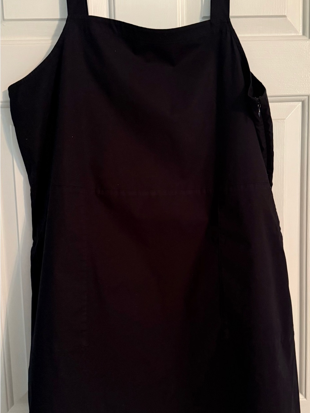 Eileen Fisher Black Apron-Style dress